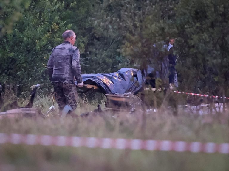 Putin Breaks Silence After Wagner Boss Prigozhin’s Plane Crashes Emergency specialists carry a body bag near wreckages of the private jet linked to Wagner mercenary chief Yevgeny Prigozhin at the crash site in the Tver region, Russia, August 24. REUTERS/Marina Lystseva