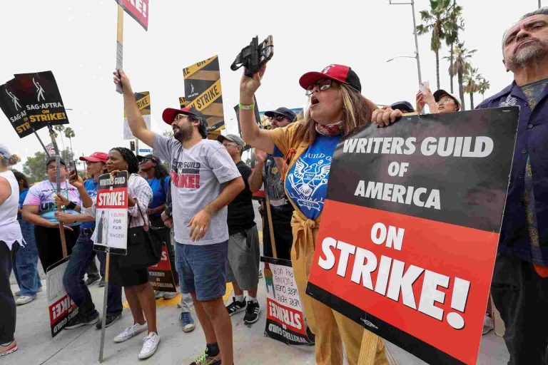 The strike revolved around streaming-related pay and AI impact. REUTERS/Mario Anzuoni
