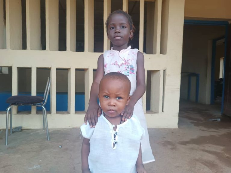 2 children, Benedict and Philomena Kpaakpa