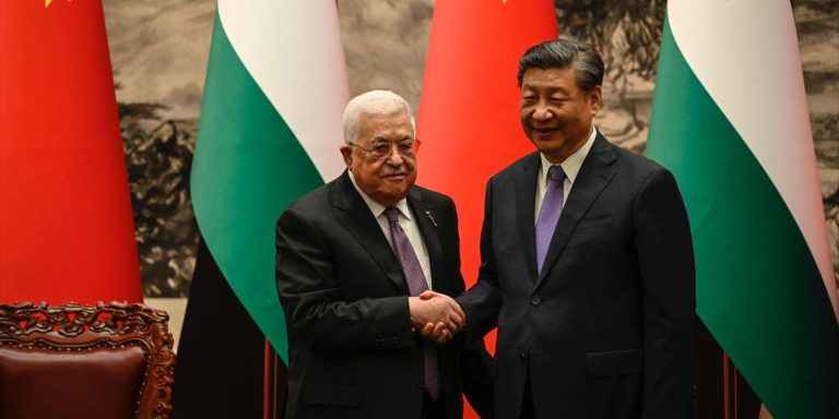 Abbas of Palestine and Xi-Jinping of China