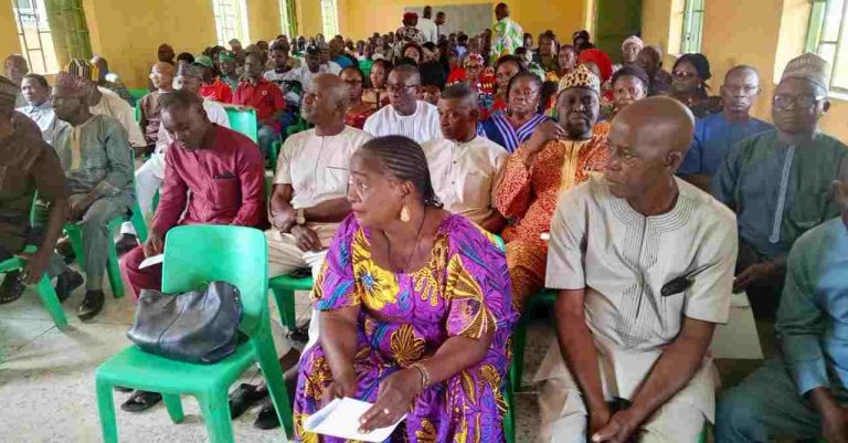 Primary school teachers during the interactive meeting