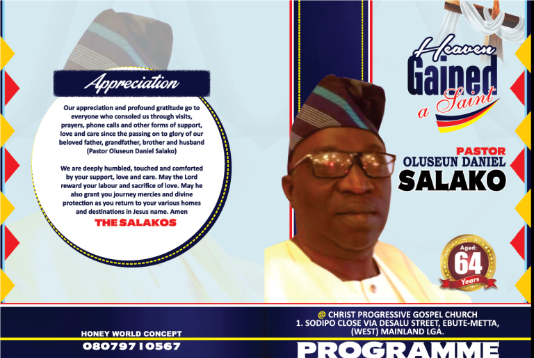 Eulogy To Comrade Seun Salako; By John Odah Buria programme of Comrade Salako
