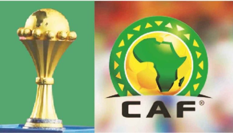 CAF Logo and trophy