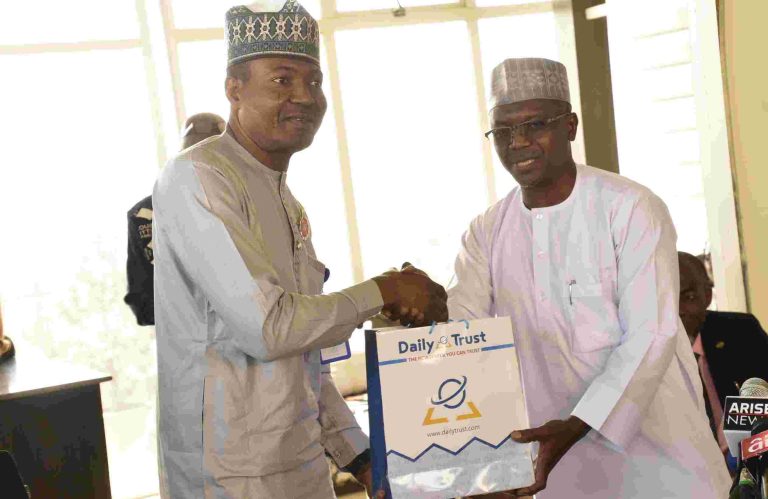 Mallam Jibril Ndace, left, and Mallam Ahmed Shekarau.