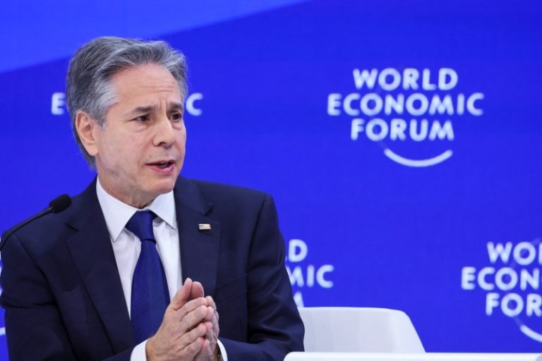 U.S. Secretary of State Antony Blinken attends the 54th annual meeting of the World Economic Forum in Davos, Switzerland, January 17, 2024. REUTERS-Denis Balibouse