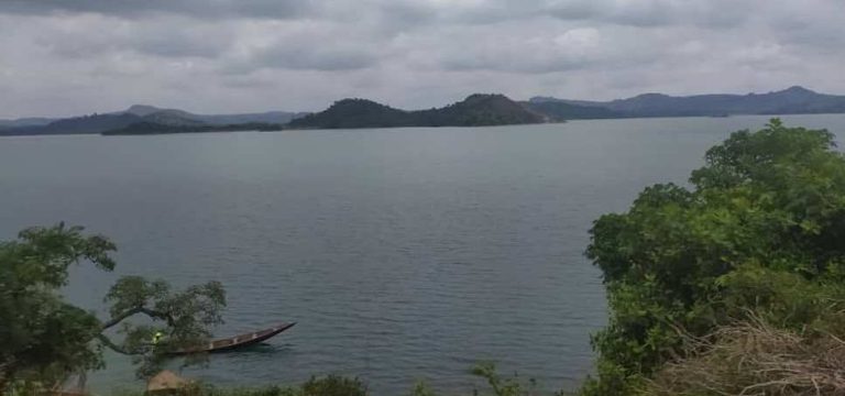 Lake created by the Lower Usuma Dam
