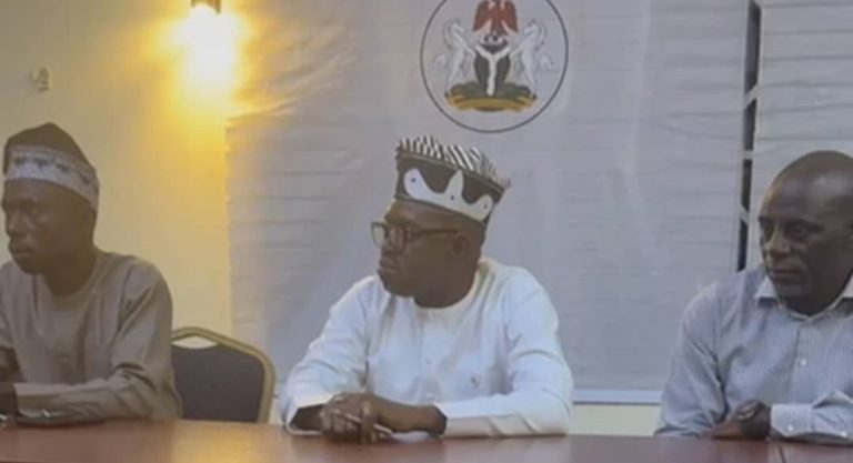 Alia Swears In 3 New LG Caretaker Bosses The newly sworn in caretaker committee chairmen