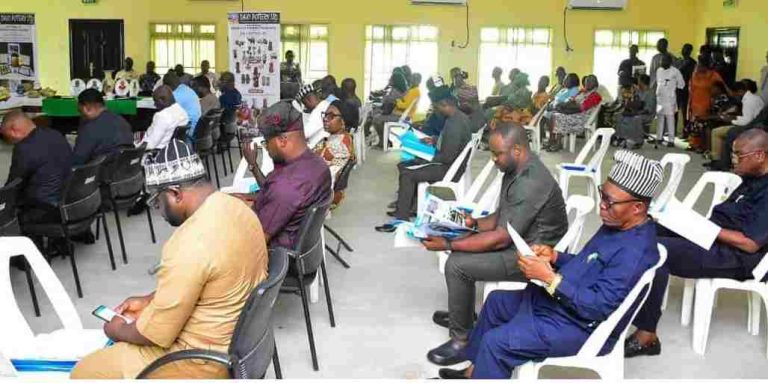 Benue Assembly members during Thursday plenary.