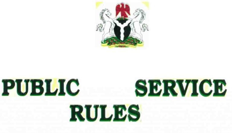 Public Service Rules