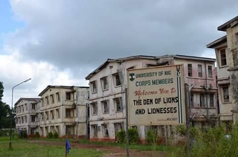 Zik’s Widow Decries Deplorable Condition Of Zik’s Flats In UNN The dilapidated Zik's flats at UNN.