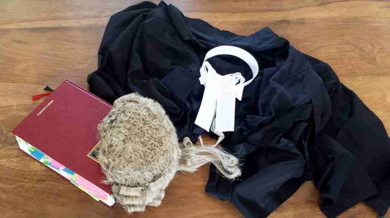 Wig and Gown