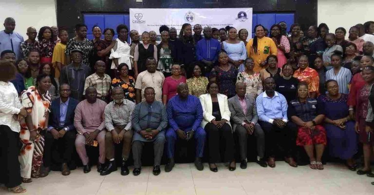 Participants at the five-day training of frontline healthcare workers in Cross River on Tuesday