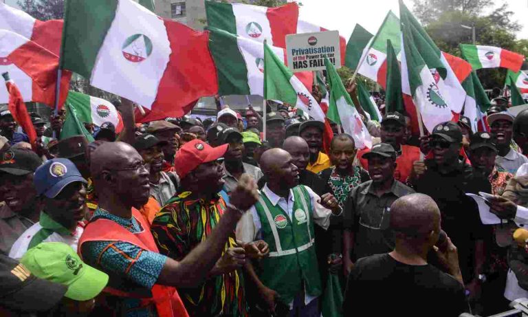 Electricity Tariff Hike: Workers Picket NERC, Demand Reversal Of Power Sector Privatisation Picketing