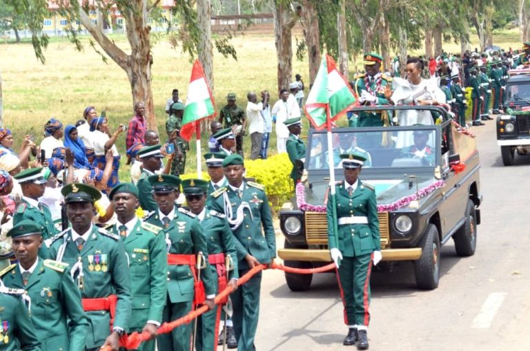 Pulling out of active service of some Infantry Corps Generals on Friday at the Jaji Military Cantonment, Kaduna State.