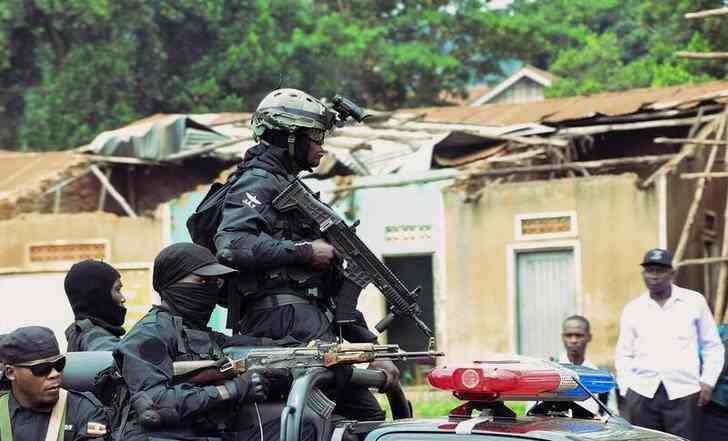 Ugandan Security Forces Detain Young Protesters Marching In Kampala Uganda