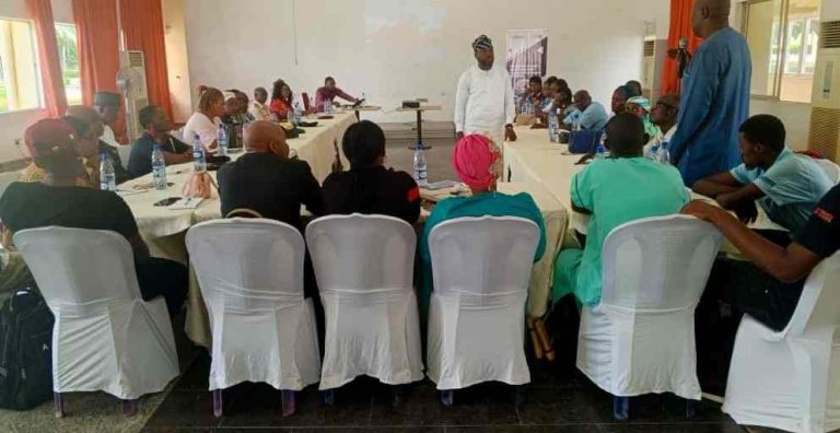 Conflict Expert Tasks Responders On Record-Keeping Training session during the capacity building programme