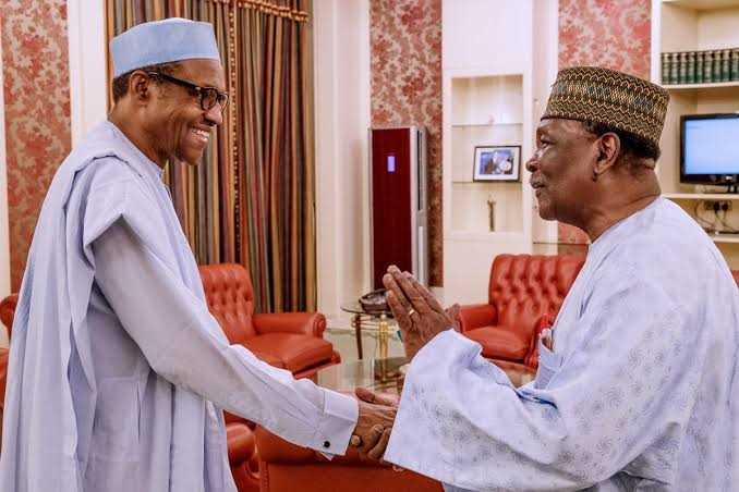 Buhari Felicitates Gowon On 90th Birthday Buhari and Gowon