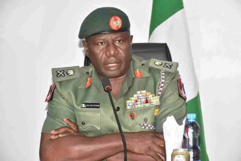 Maj. Gen. Olufemi Oluyede, acting Chief of Army Staff