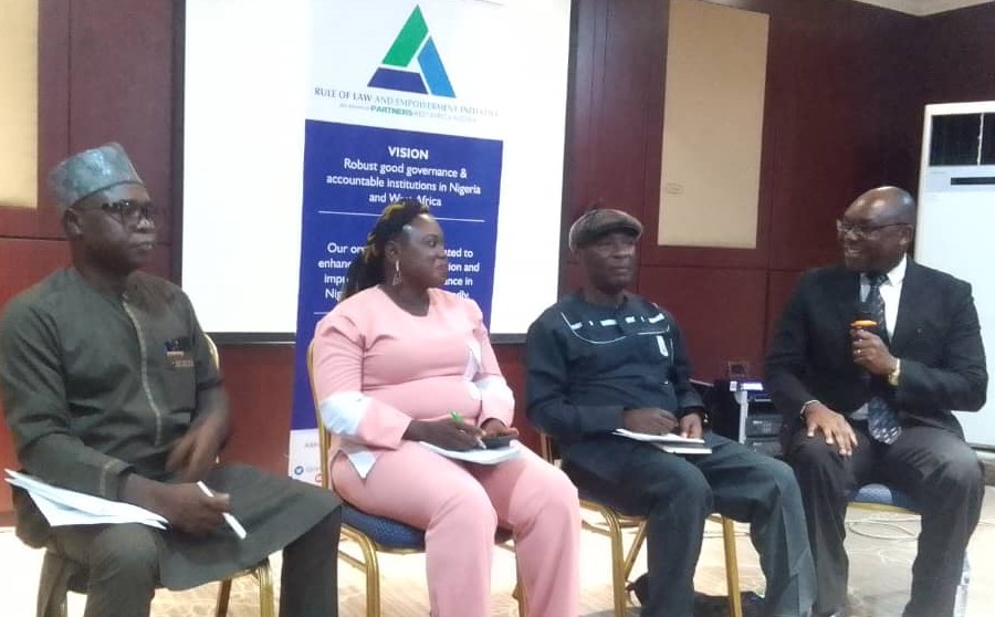From left: Iduh Onah, Justina Asishana, Idris Miliki and Diego Okenyodo