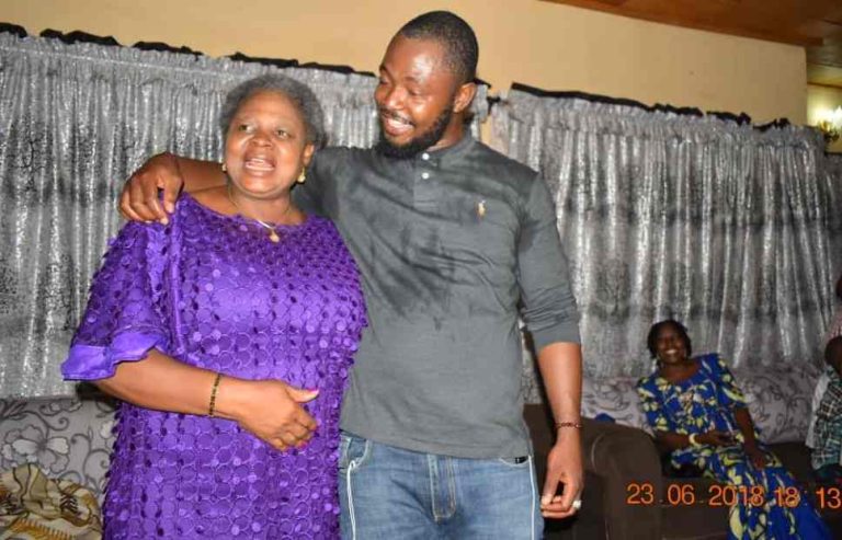 Ene and Edoka, her late son.
