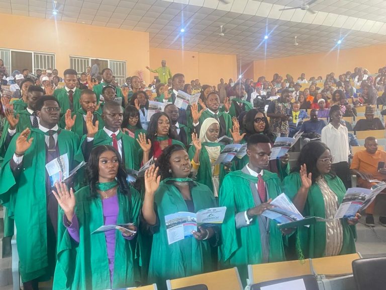 UNIABUJA Inducts Fresh Medical Doctors, Urges Them Not To Japa Taking the Hippocratic Oath