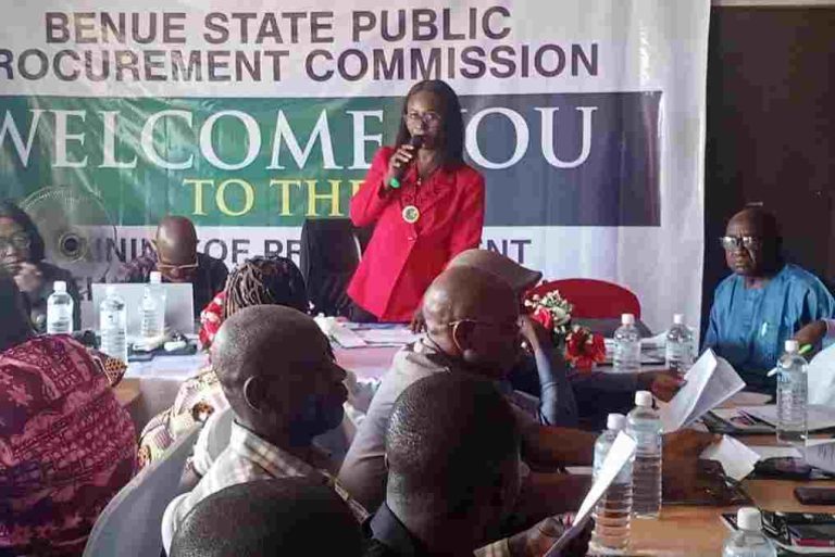 Adadu addressing LG desk officers on Tuesday during the training.