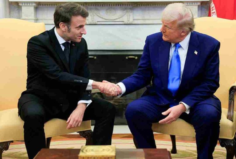 Macron and Trump