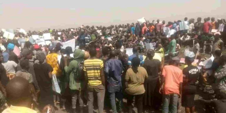 Protest Against Dangote Sugar Refinery