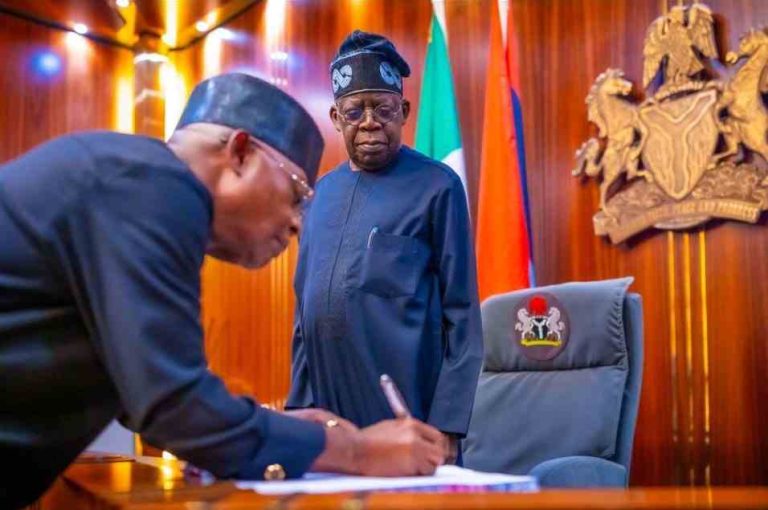 Tinubu swears in Ibok
