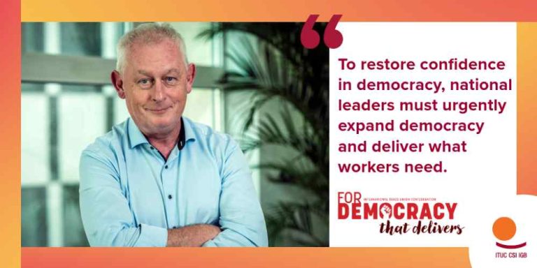 ITUC - Democracy that delivers