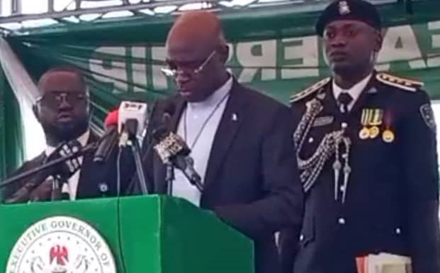 NEWS ANALYSIS: Governor Alia’s 2-Year Anniversary: A Mix Of Modest Gains And Unmet Promises Governor Alia addressing supporters during his second anniversary celebration at the IBB Square, Makurdi on Thursday, May 29, 2025.