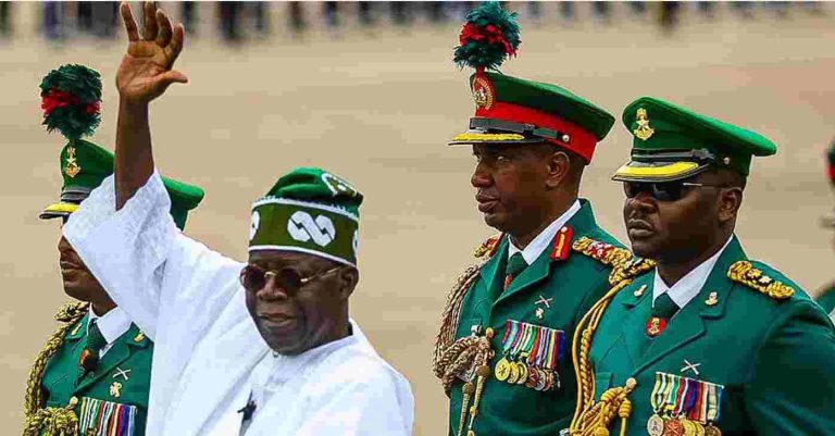 Tinubu - military