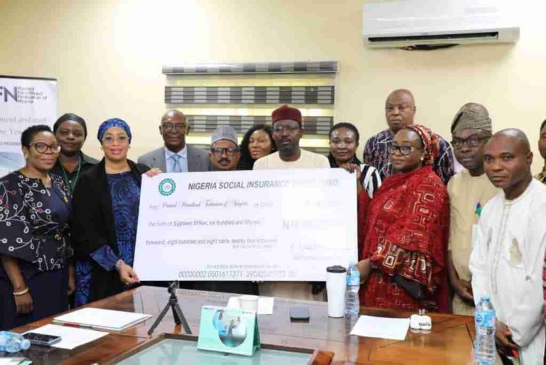 NSITF Presents N18.6m Death Benefit To Deceased Worker’s Family; Urges Employers To Subscribe To ECS NSITF death benefit