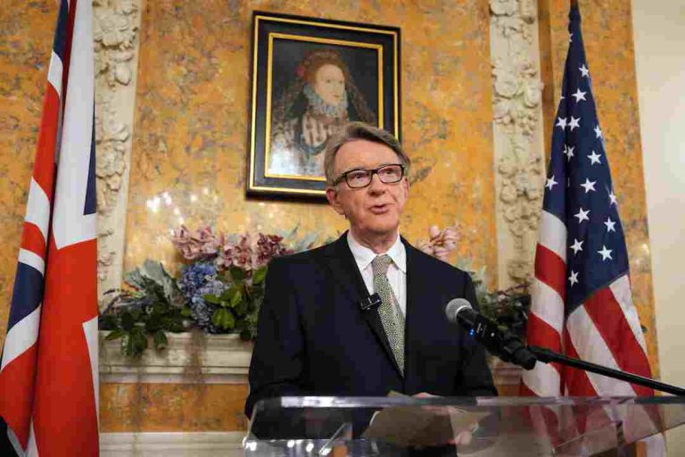 Britain Fires Its US Ambassador Over Epstein Links Britain sacks it Amb. to US
