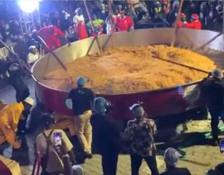 Hilda Baci Completes Guinness World Record Jollof Rice Cooking