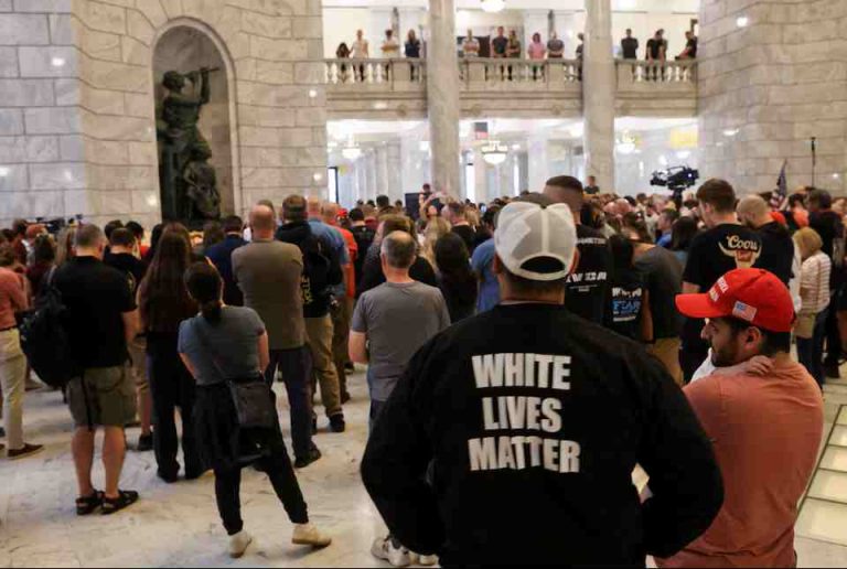Kirk Killing: Experts Warn Of ‘Vicious Spiral’ In US Political Violence People attend a vigil after Charlie Kirk was fatally shot during an event at Utah Valley University, at the Utah State Capitol, in Salt Lake City, Utah, September 10. REUTERS/Jim Urquhart