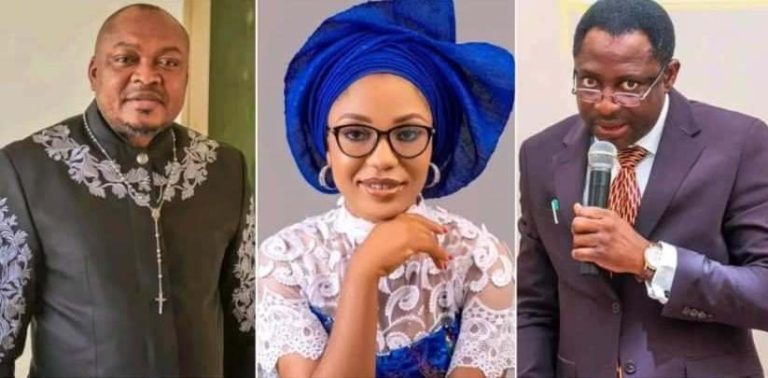 Two Lawmakers Suspended As Benue Speaker Cracks Down On Alleged Impeachment Plot Hon. Mike Audu, left, Mrs Dorcas Mbatiav, middle, and Hon. Saater Tiseer, right.