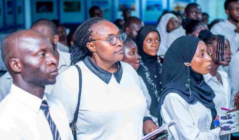 Plateau State Polytechnic students during the visit to DBI headquarters, Abuja.