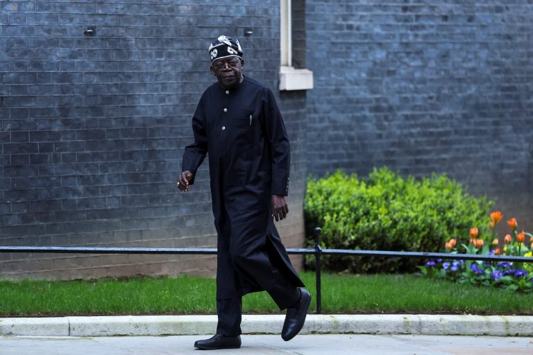 Tinubu Returns To Lagos For Eid-El-Fitr After UK State Visit President Tinubu taking a walk before his meeting with British Prime Minister Keir Starmer at 10 Downing Street during his state visit to Britain.