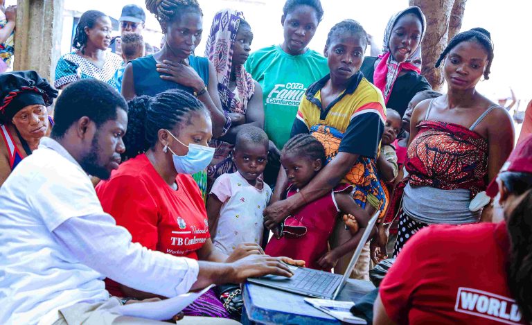 Screening for TB and HIV in a community outreach