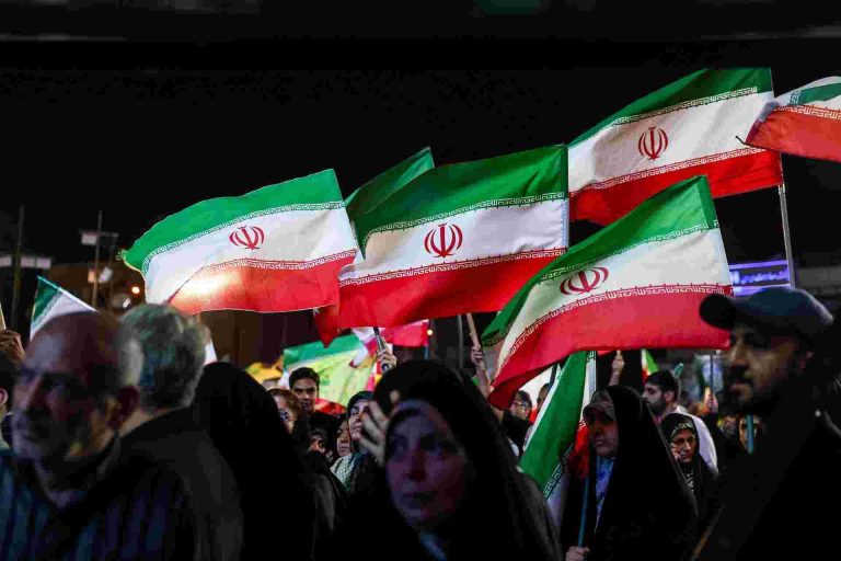 Iran flags