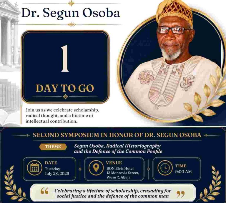 Segun Osoba Second Symposium poster