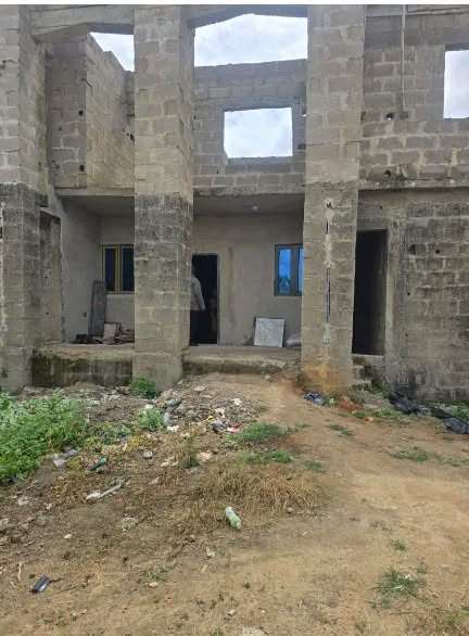 The uncompleted building in which the 'baby factory' operates from.