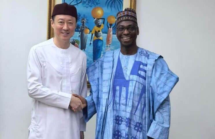 China Pledges N40.3bn Grant For Dev’t Projects In Nigeria L-R: Chinese Ambassador to Nigeria, Yu Dunhai, and Dr Dunoma Ahmed, Permanent Secretary, Ministry of Foreign Affairs, during the meeting on Thursday in Abuja. (NAN)