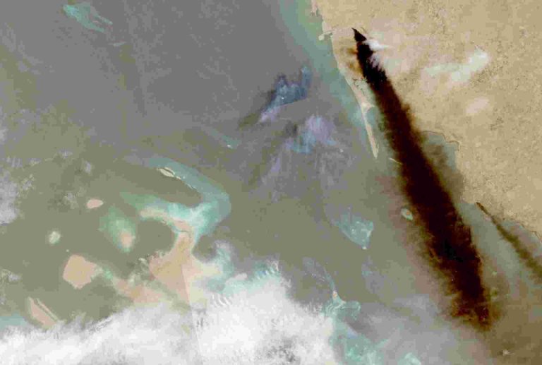 Yemen’s Houthis Attack Saudi Refinery After Kingdom Signs Defence Pact A composite satellite image shows trail of smoke rising from an oil facility, in Jizan, Jazan province, Saudi Arabia, July 26, 2026. European Union/Copernicus Sentinel-2/Handout via REUTERS/File Photo