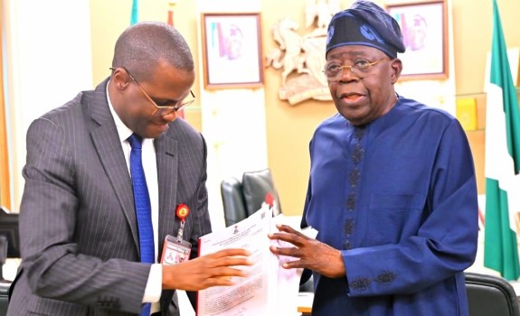 PFIPC Scandal: ICPC Recommends Prosecution, Sanctions For Negligent Public Officials Dr Aliyu, left, presenting the interim report to President Tinubu at the State House in Abuja on Thursday, August 6, 2026.