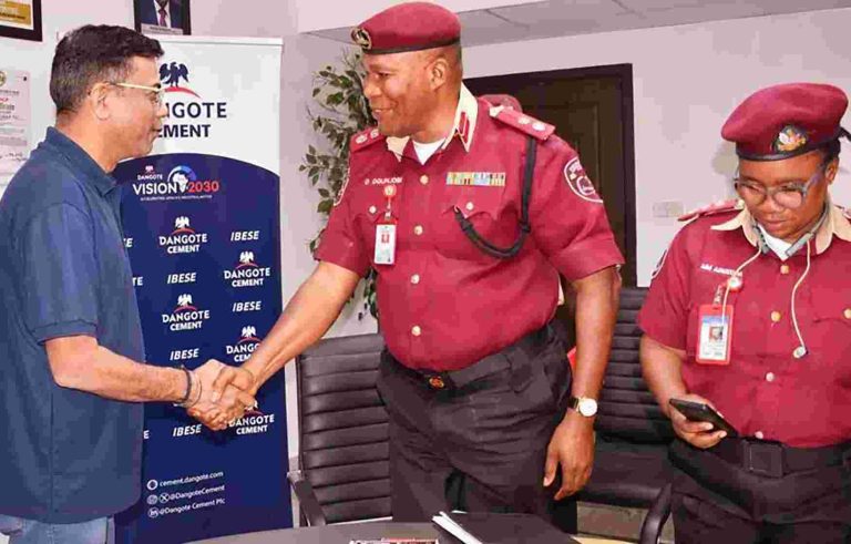 Dangote Cement Ibese, FRSC Strengthen Strategic Partnership To Advance Road Safety In Ogun Dangote and FRSC