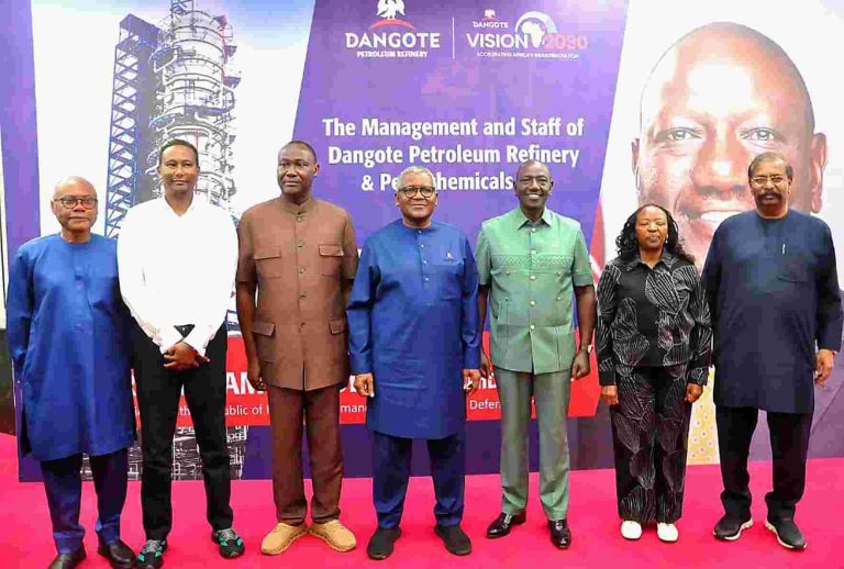 President Ruto Hails Dangote Refinery Dangote Refinery