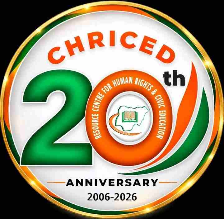 CHRICED Marks 20 Years, To Unveil Civic Education Publications In Abuja CHRICED Anniversary Logo