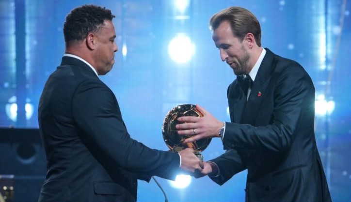 Kane Crowned Ballon d’Or Winner As Burna Boy Makes African History Harry Kane crowned Ballon d'Or winner